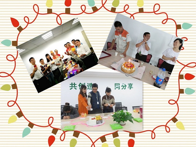 在高潔雅有生日驚喜，還有父母的生日祝福，作為除甲醛的環(huán)保公司，由內(nèi)而外的實(shí)行健康發(fā)展，不管是工作還是員工生活。